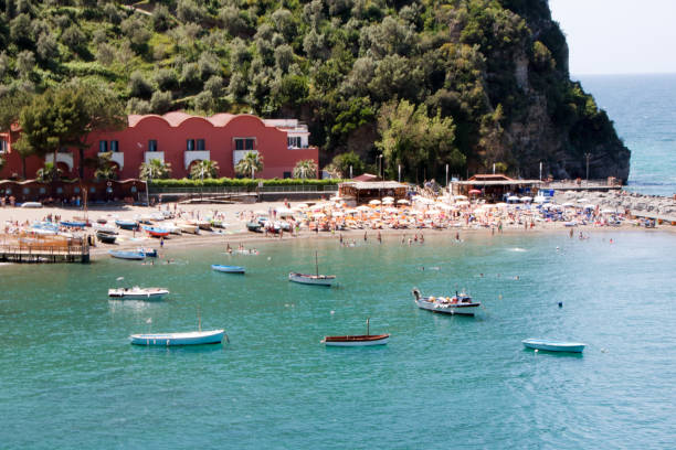 landscape of Vico equense in Sorrento's peninsula, Naples province, Italy