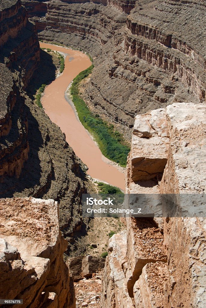 San Juan River  Brown Stock Photo