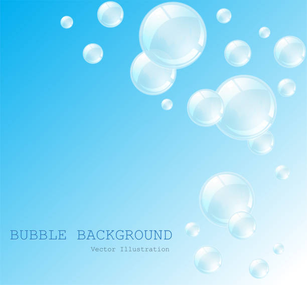 ilustrações, clipart, desenhos animados e ícones de bolhas de água branca com reflexo em fundo transparente - turquoise sea backgrounds drink