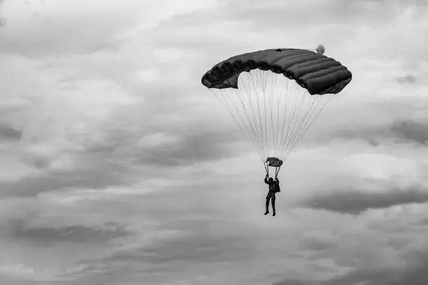 Photo of Jumping Parachutist