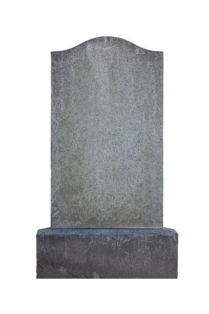Photo of Blank gravestone