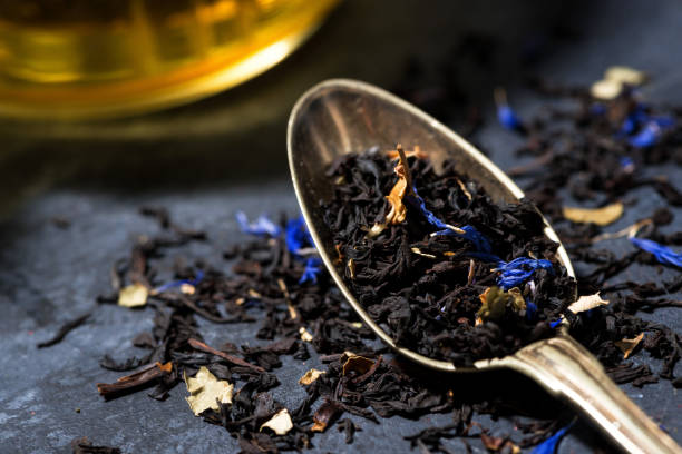 istock dry herbal tea in a spoonful 955784510