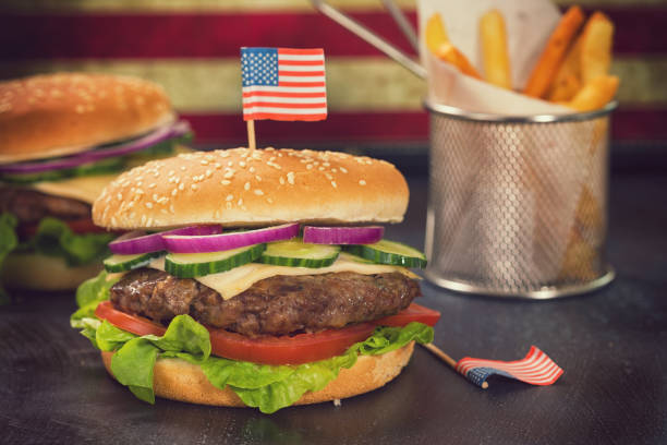 istock Burger for 4th of July 955784698