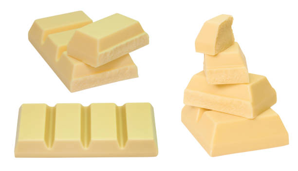 istock white chocolate set of pieces isolated 955784764