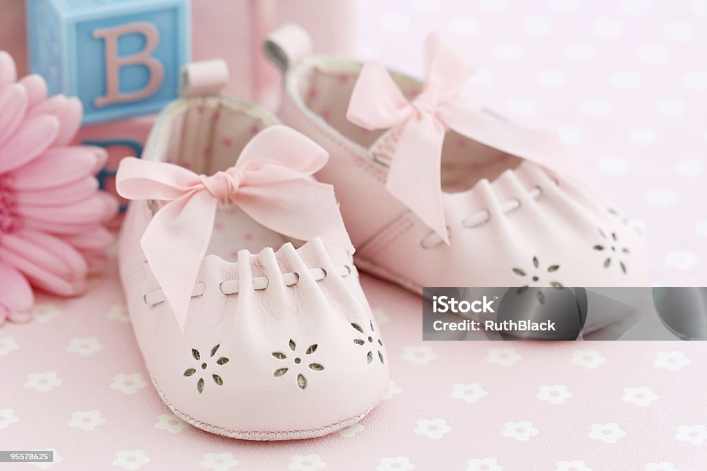 Sapatos de Bebé - Royalty-free Chá de Bebé Foto de stock