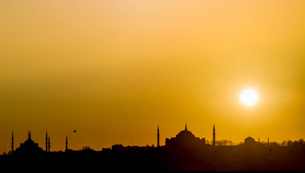 istock Istanbul Mosque Silhouettes 955788158