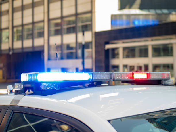 istock Police car responds to an emergency 955789138