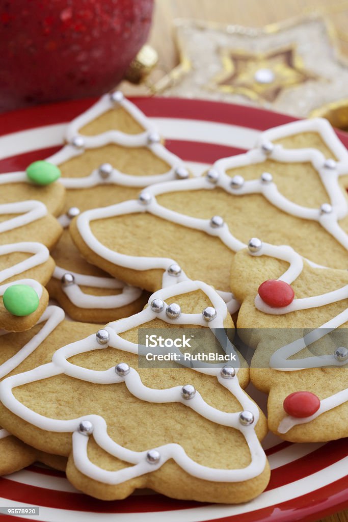Biscoitos de Natal - Foto de stock de Assado no Forno royalty-free
