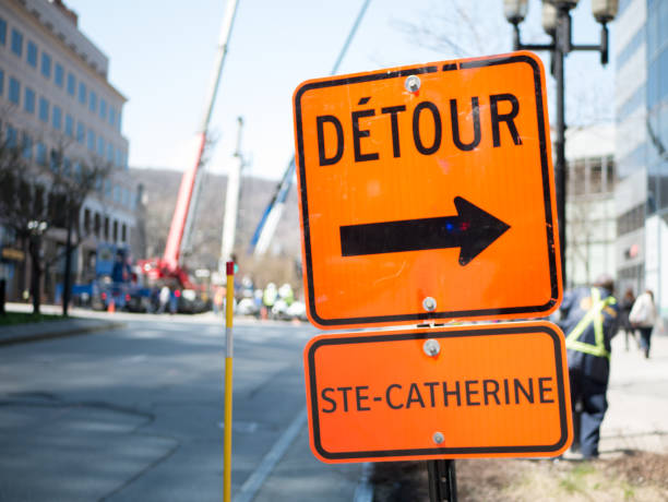 istock The Streets Of Montreal Are Clogged With Endless Roadwork. 955789254