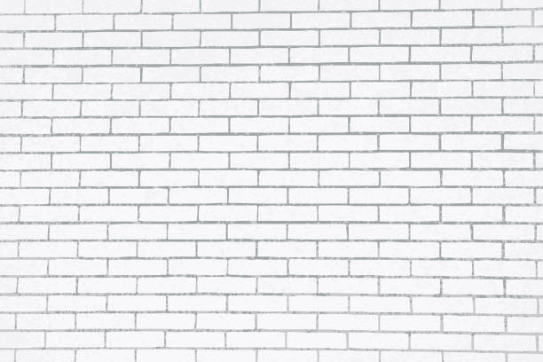 ilustrações, clipart, desenhos animados e ícones de fundo de parede de tijolo branco realista de vetor vertical. formato retangular - abstract aging process backgrounds brick