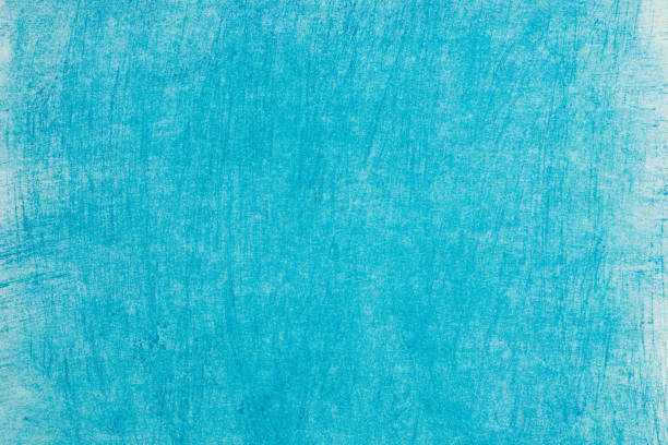 kunst blau pastell kreide hintergrundtextur - wachsmalstift stock-fotos und bilder