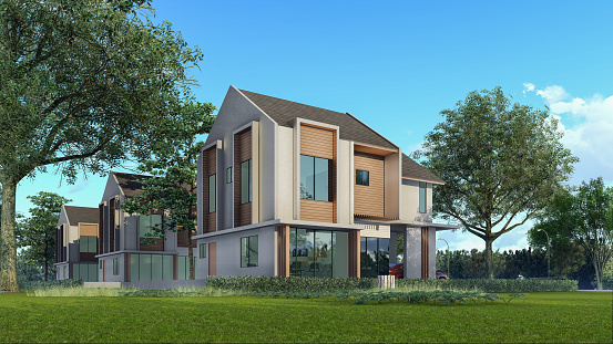 3D Rendering Architectural House