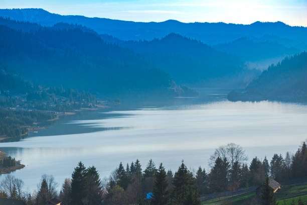 istock landscape at Colibita, romania 955800624