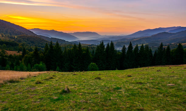istock beautiful sunset in Carpathian mountains 955804592
