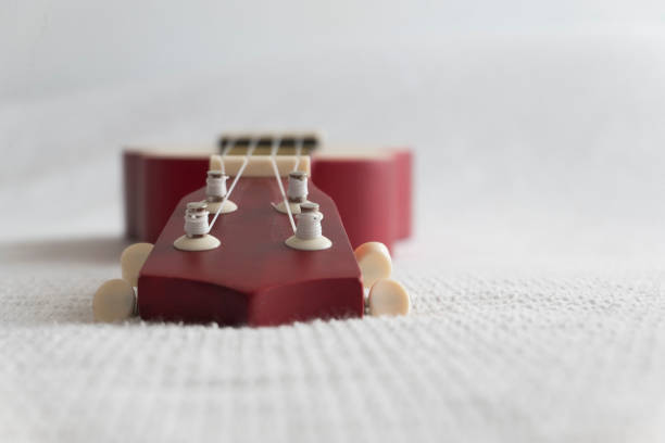 istock Close up of a red ukulele 955805134