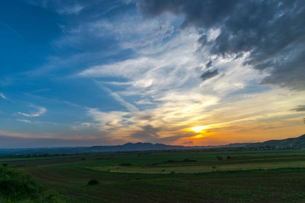 istock Colorful clouds at the sunset 955805256