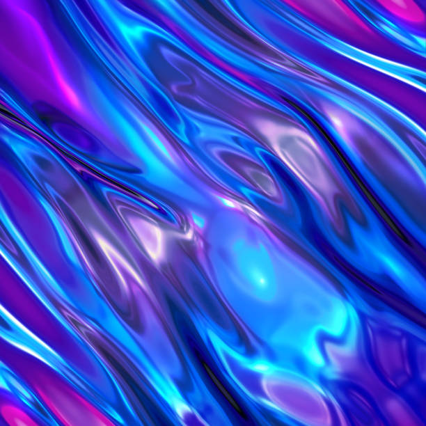 3d render, abstract background, ultraviolet holographic foil, iridescent blue texture, liquid petrol surface, ripples, metallic reflection, esoteric aura. For creative projects: cover, fashion, web 3d render, abstract background, ultraviolet holographic foil, iridescent blue texture, liquid petrol surface, ripples, metallic reflection, esoteric aura. For creative projects: cover, fashion, web liquid stock pictures, royalty-free photos & images