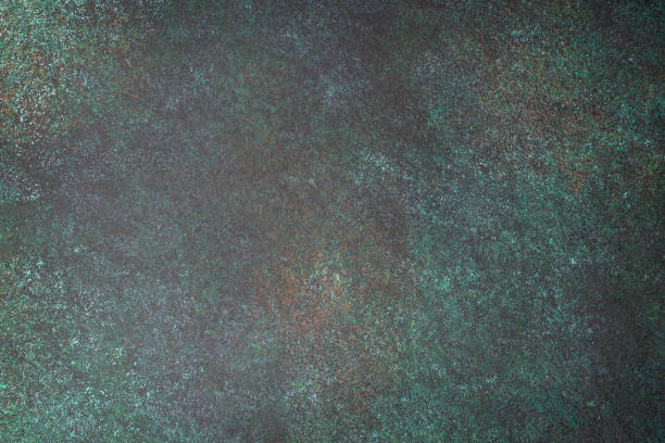 istock Dark brown green texture slate background. Vintage abstract texture stone. Flat lay background. 955812596
