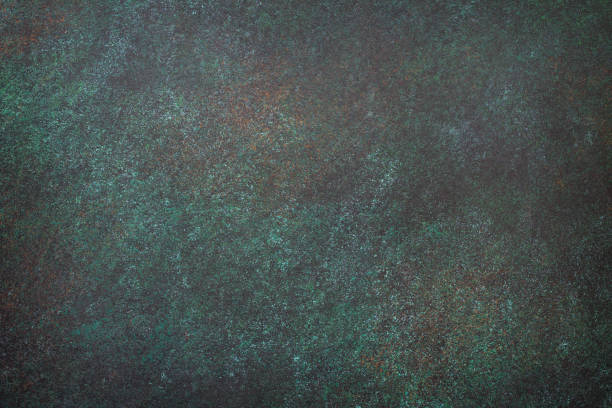 istock Dark brown green texture slate background. Vintage abstract texture stone. Flat lay background. 955812632
