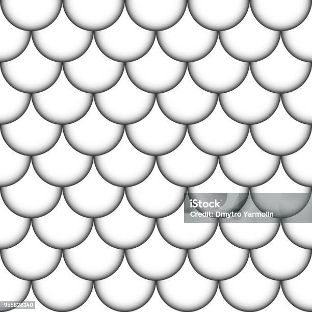 Fish Skin Pattern Vector Seamless Pattern With Fish Skin Abstract Background Vector Illustration ...