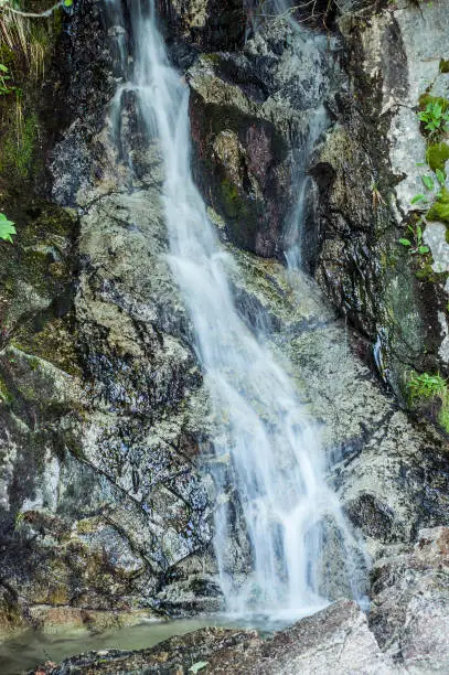 retail of mountain waterwall at spring