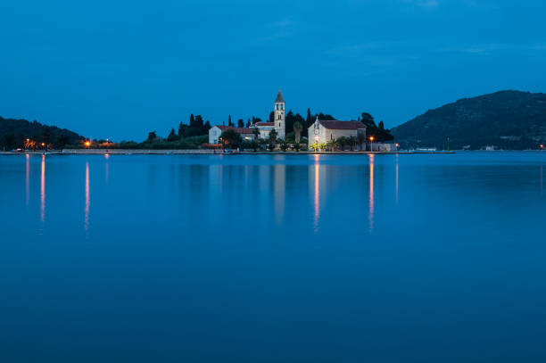 istock Old town Vis after the sunset 955845626