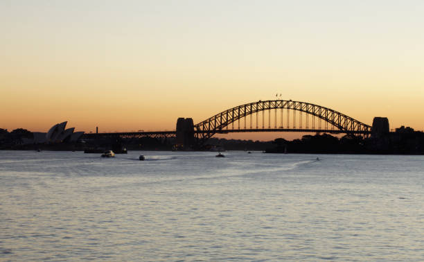 istock Silhouette of Sydney Harbor Bridge 955846296