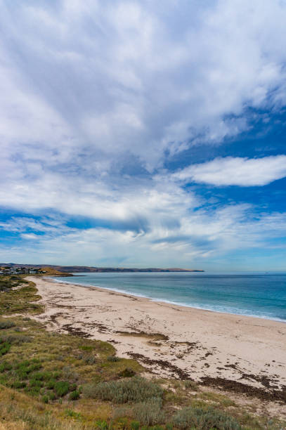 istock Picturesque ocean, sea landscape with spectacular clouds 955854228