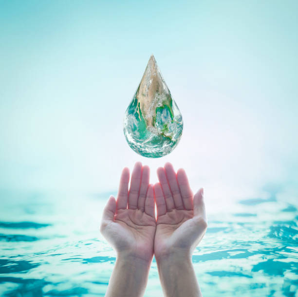 istock World environmental protection and saving water conceptual idea. Element of this image furnished by NASA 955863578