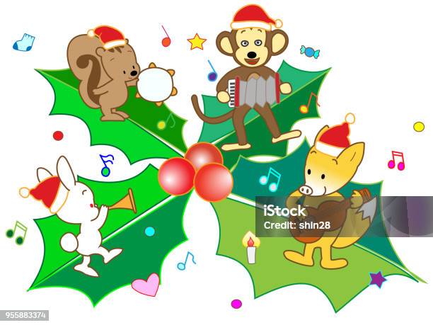 Christmas Song Stock Illustration - Download Image Now - Animal, Annual  Event, Caroler - iStock