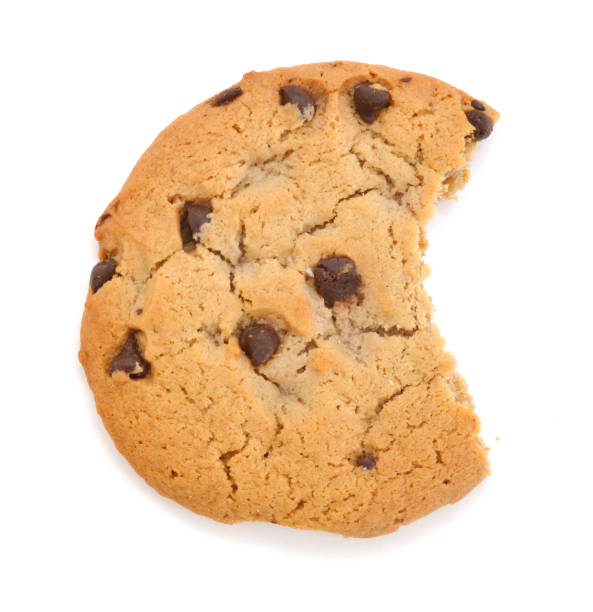 istock cookies with chocolate on a white background, isolates 955889642