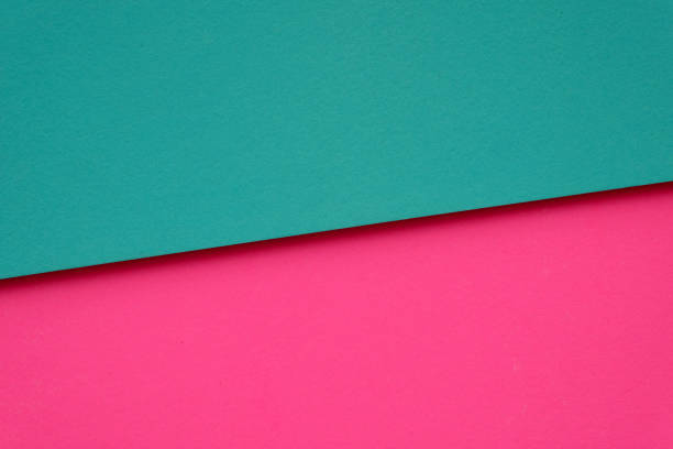 istock Blank pink and green paper texture background, art and design background 955889976