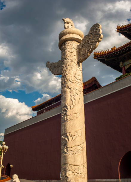 istock The ornamental columns erected besides Tiananmen tower 955890018