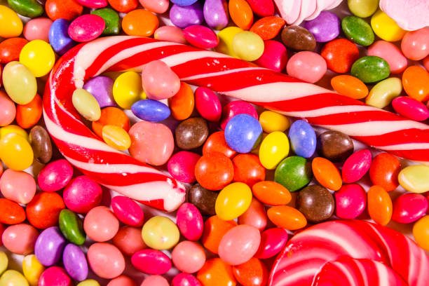 istock Texture of the different candies for background 955899796
