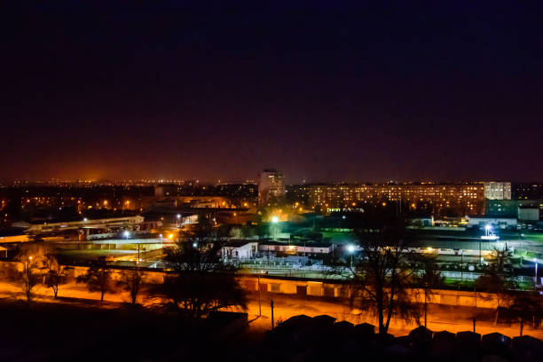 istock View on the midnight city Kremenchug, Ukraine 955899798