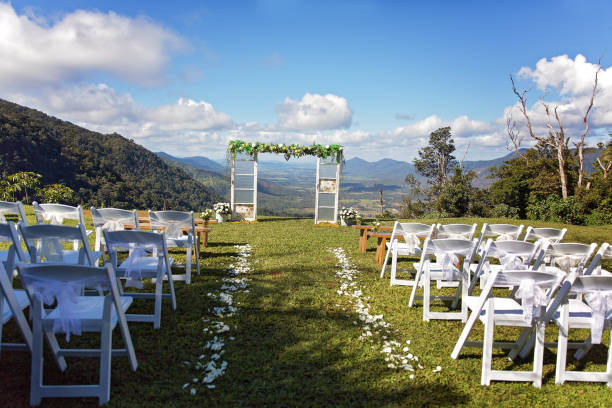 istock Outdoor Wedding Ceremony Set Up 955902708
