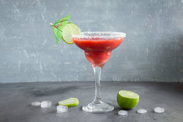 istock Strawberry Margarita or Daiquiri Cocktail 955909082