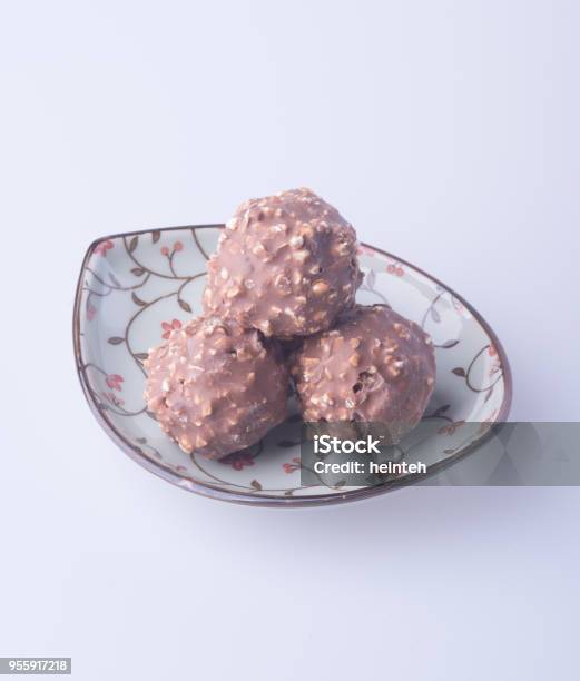 Chocolate Ball Stock Photo - Download Image Now - Black Color, Brown, Candy