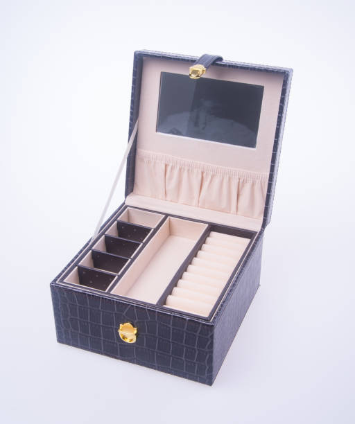 istock jewelry box or empty jewelery box on background 955923122