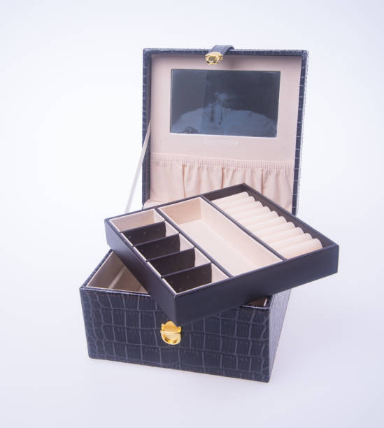 istock jewelry box or empty jewelery box on background 955925338