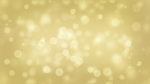 istock Gold bokeh and sparkles abstract festive background 955932406