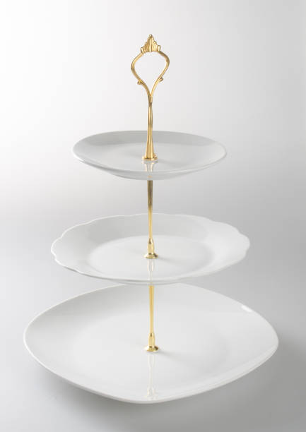 istock tray or three tier serving tray on a background 955938616