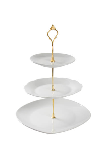 istock tray or three tier serving tray on a background 955938628