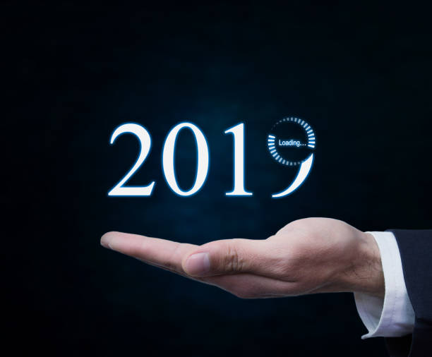 istock Loading a new year of 2019. 955943560