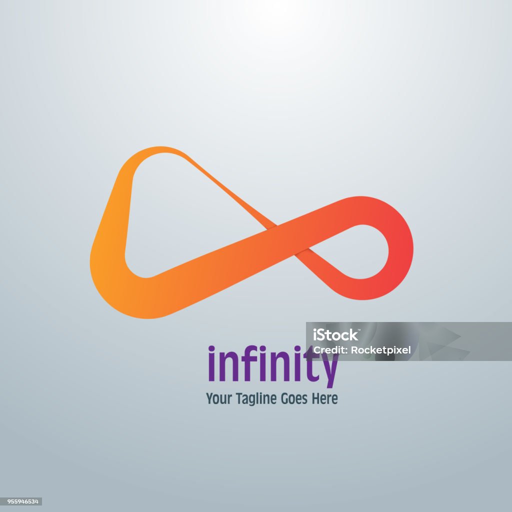 Infinity-Symbol - Lizenzfrei Unendlichkeit Vektorgrafik