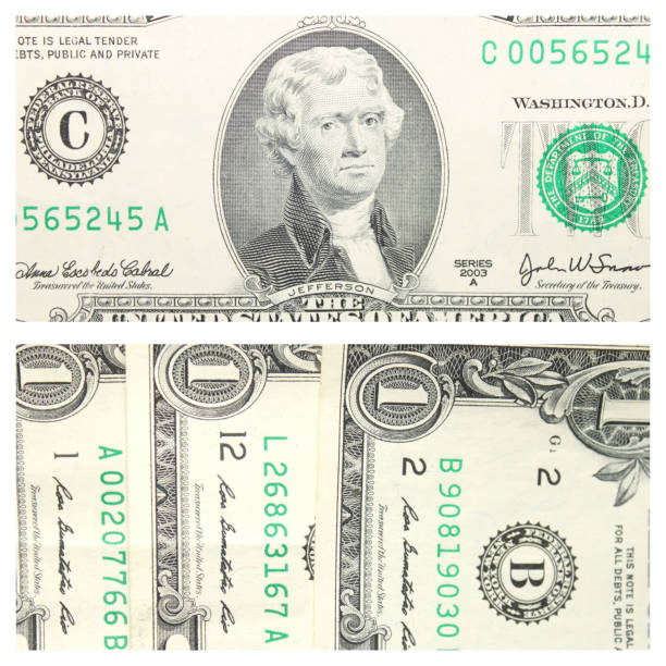 istock collage with fragments of American dollars 955950910