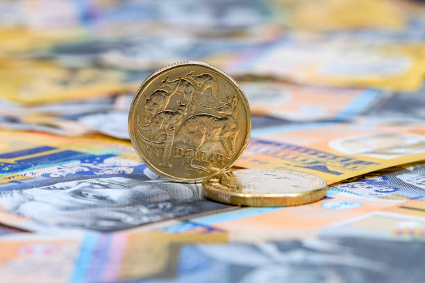 australian money - australian dollars australia australian culture finance imagens e fotografias de stock