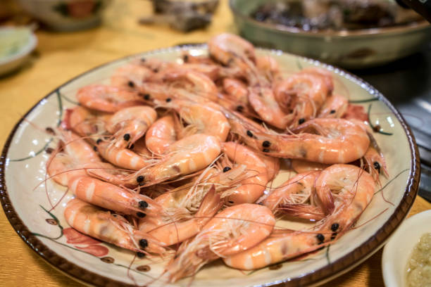 istock Cooked shrimps - Chinese cuisine 955953636