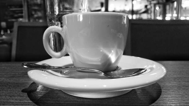 istock A cup of coffee in the bar, on the table 955959618