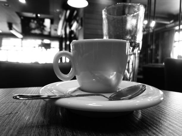 istock A cup of coffee in the bar, on the table 955959706